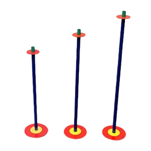 Postmodern German Candleholders from SKS, West Germany, Set of 3