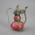 Chinese Chinese Porcelain Miniature Teapot with Silver-Tone Overlay, Early 20th Century For Sale - Image 3 of 7