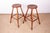 Vintage Beech and Molded Wood Stools in the style of Guillerme and Chambron, 1960s, Set of 6 For Sale - Image 15 of 18