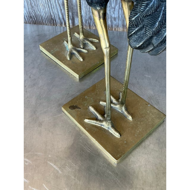 Brass Vintage Boho Brass and Pewter - A Pair For Sale - Image 8 of 12