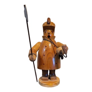 Vintage Erzgebirge Guard Watchman German Incense Smoker For Sale