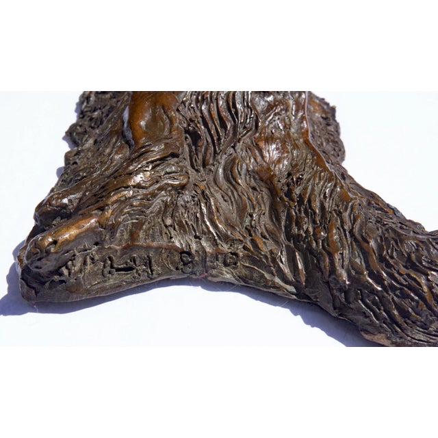 Metal Irish Setter Bronze Dog Sculpture For Sale - Image 7 of 7