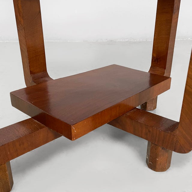 Art Deco Italian Wood Coffer Table with Double Rectangular Top, 1930s For Sale - Image 14 of 16