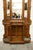 Brown Late 19th Century Napoleon III Walnut Wardrobe with 3 Mirrors and Hooks in Marble For Sale - Image 8 of 18