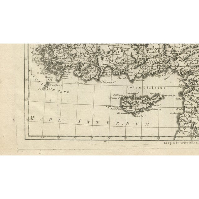 Black AEG, Map of Turkey, Asia Minor and the Ottoman Levant, 1780 For Sale - Image 8 of 11