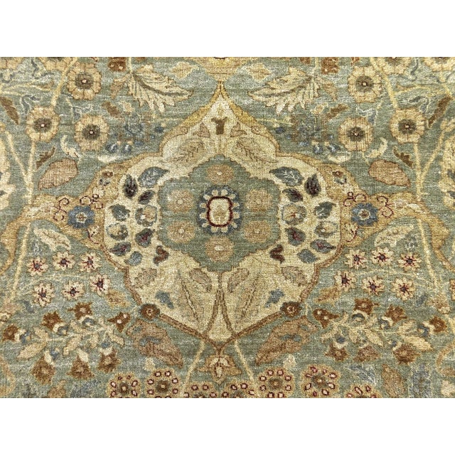Extra Fine Super Quality Vintage Hand Knotted, Tie Dye Wool Pile Rug. For Sale In Los Angeles - Image 6 of 18