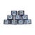 Late 20th Century Mexican Talavera Hand-Painted Pottery Napkin Rings Set of 9 2" For Sale - Image 4 of 11