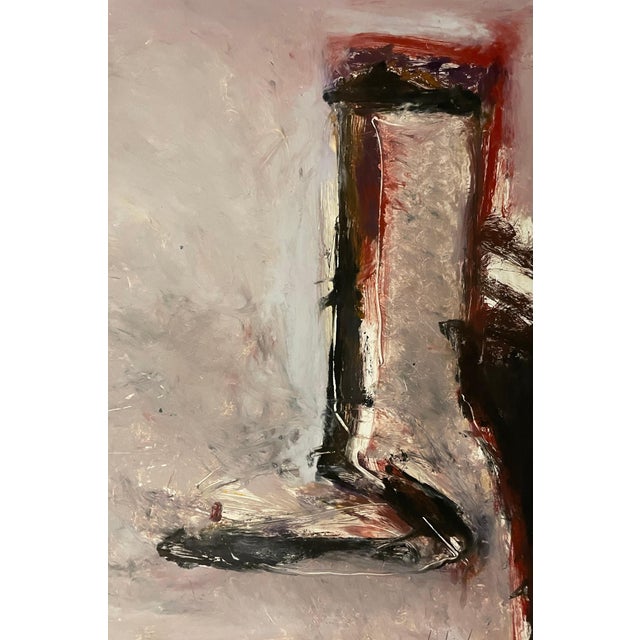 Tom Lieber, Large Abstract Expressionist Color Monotype Oil Painting Tom Lieber Mixed Media, 1987 For Sale In Miami - Image 6 of 11