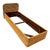 Restored Paul Frankl Style Mid-Century Stacked Rattan Bed Single Size Bed Frame For Sale