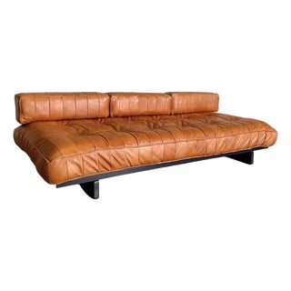 Vintage 1970's De Sede Attrb Ds 80 Patchwork Leather Daybed For Sale