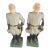 Painted Cast Iron Bookend/Doorstep Civil War Figure of General Ribert E LeeOf For Sale