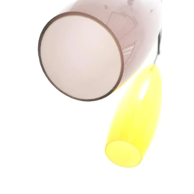 Glass Vintage Hanging Lamp from Vistosi For Sale - Image 7 of 12