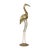 Large Hollywood Regency Brass Crane Bird, 1970s For Sale - Image 4 of 16