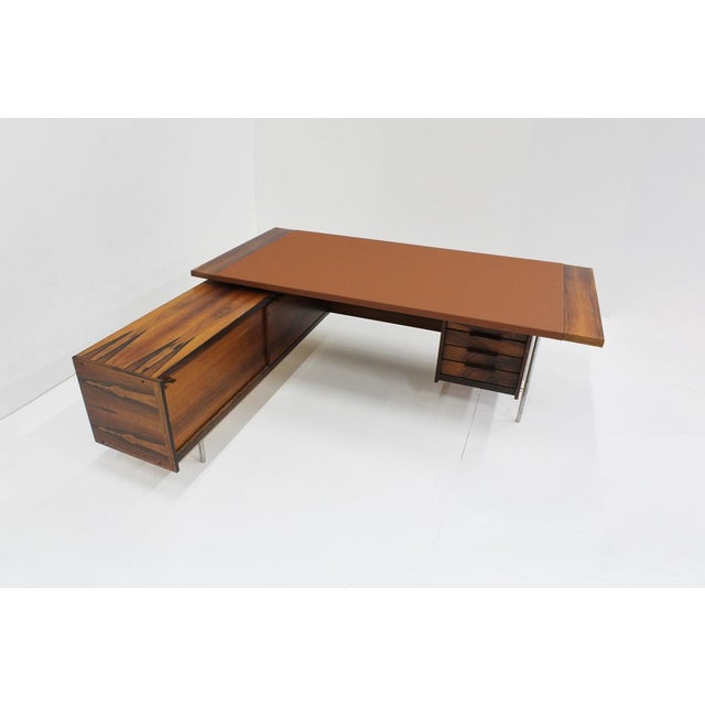 Mid-Century Rosewood Executive Desk by Sven Dysthe for Dokka Mobler, 1960s For Sale - Image 15 of 15