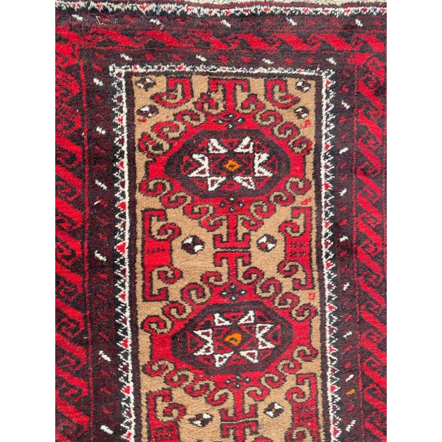 Vintage Baluch Rug, 1950s For Sale - Image 10 of 18