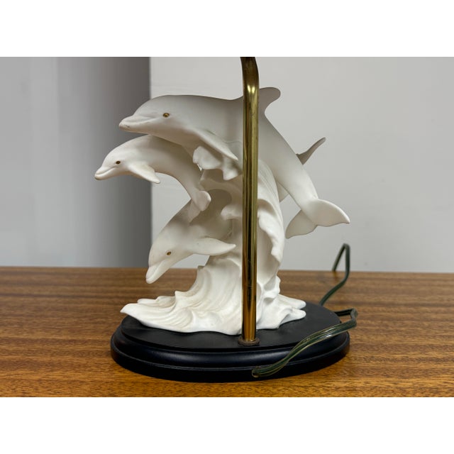 Lenox Dance of the Dolphins Table Lamp For Sale - Image 11 of 12