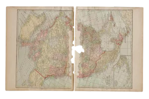 Cram's 1907 Map of North America