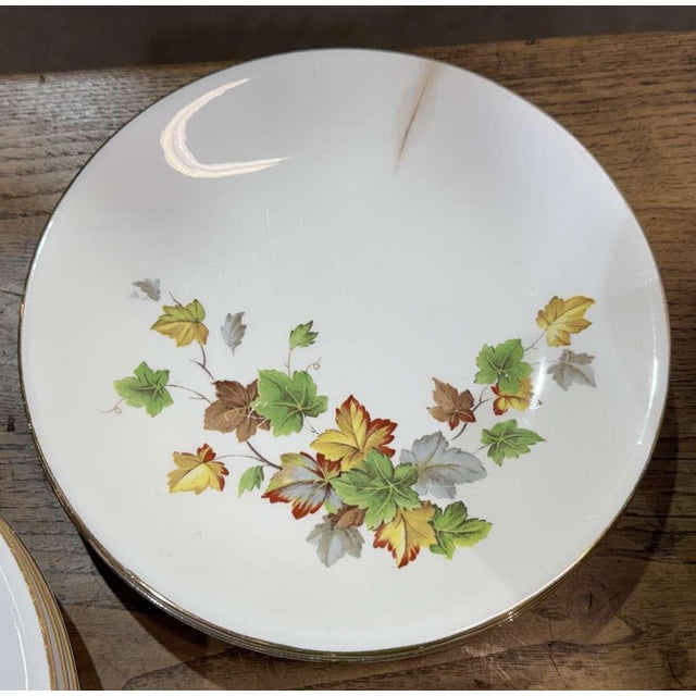 Earthenware Automne Dinner Service from Gien, 1970s, Set of 27 For Sale - Image 10 of 17