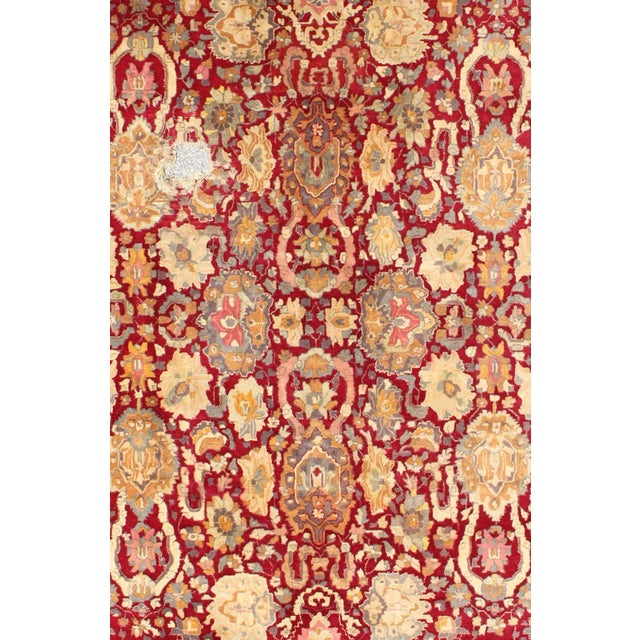 Vintage Bauhaus Rug With Agra Design 6'7 X 9'5 For Sale In Atlanta - Image 6 of 8