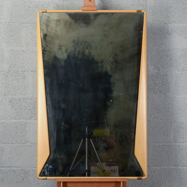Wooden Framed Mirror by Vittorio Dassi, 1950 For Sale - Image 15 of 15