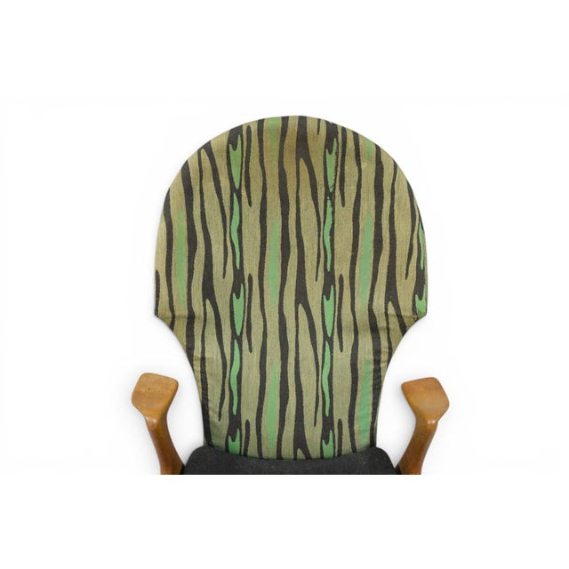 Danish Modern Highback Oak Lounge Chair Attributed to Kurt Østervig For Sale - Image 9 of 11