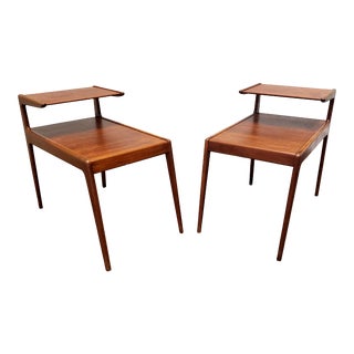 Pair of Danish Modern Teak Side Tables by Kurt Østervig for Jason Møbler For Sale