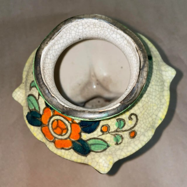 Antique Hand Painted Japanese Vase For Sale In Columbia, SC - Image 6 of 8