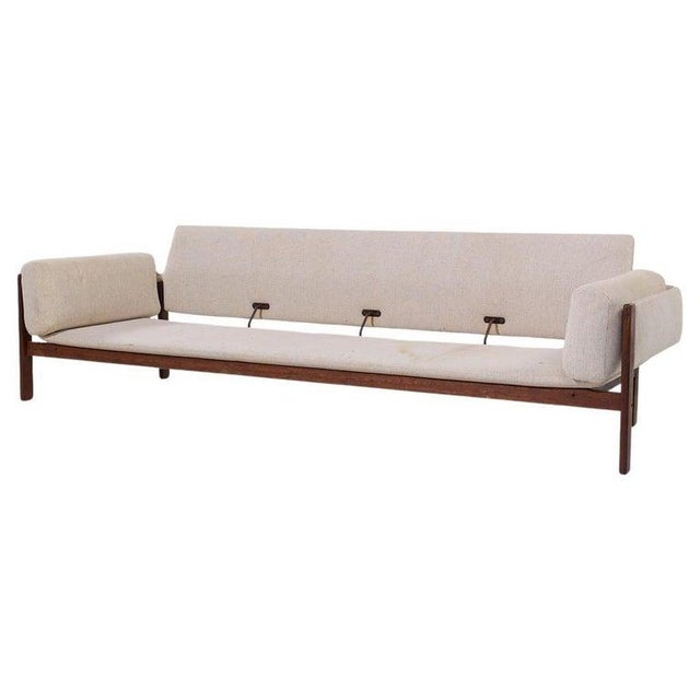 Mid-Century Modern Sven Ivar Dysthe for Dokka Møbler Mid Century Norwegian Rosewood Sofa For Sale - Image 3 of 9