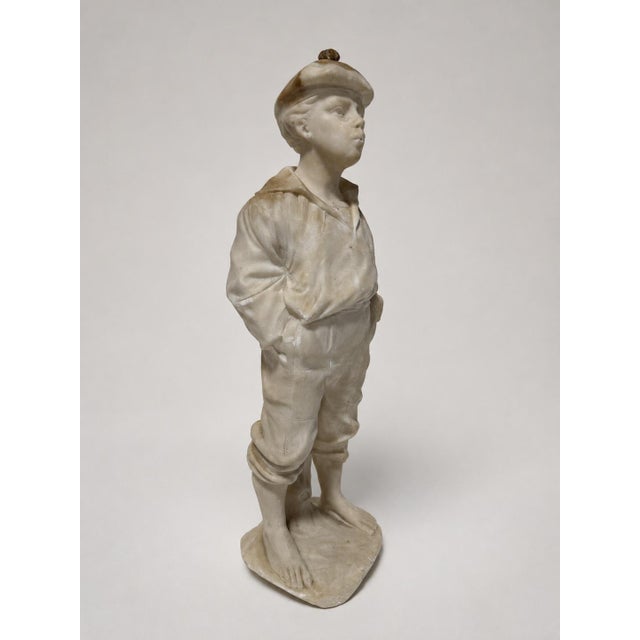 Victor Szczeblewski (Polish 1859-1901), "Mousse Siffleur" Marble Sculpture For Sale In Providence - Image 6 of 9