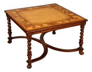 Jonathan Charles Square Top Oyster Coffee Table With Slides