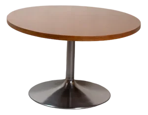 Vintage Coffee Table in Teak and Metal