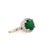 Natural Emerald Diamond Ring 14k Gold 2.83 TCW Certified For Sale - Image 10 of 12