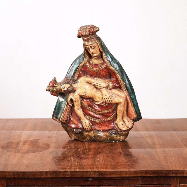 Figure in Cement and Plaster Paste For Sale - Image 5 of 5