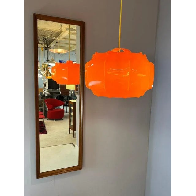 Hanging Lamp Orange Plastic from Ilka Plast For Sale - Image 4 of 11