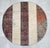 Hand Knotted Circular Turkish Rug, Neutral Ivory & Rust Boho Floor Decor Area Rug - 4'10" Diameter For Sale - Image 6 of 11