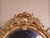 French 19th Century French Louis XV Giltwood Oval Wall Mirror With Beveled Glass For Sale - Image 3 of 7