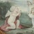 Cherubs and Symbols of the Passion, 18th Century, Oil Paintings on Paper, Framed, Set of 2 For Sale - Image 5 of 12