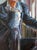 Original Oil Portrait Painting: Young Woman in Hat, Ukrainian Art 80-60 For Sale - Image 4 of 6