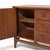 Broyhill Brasilia Mid Century Walnut and Brass Credenza For Sale - Image 9 of 10