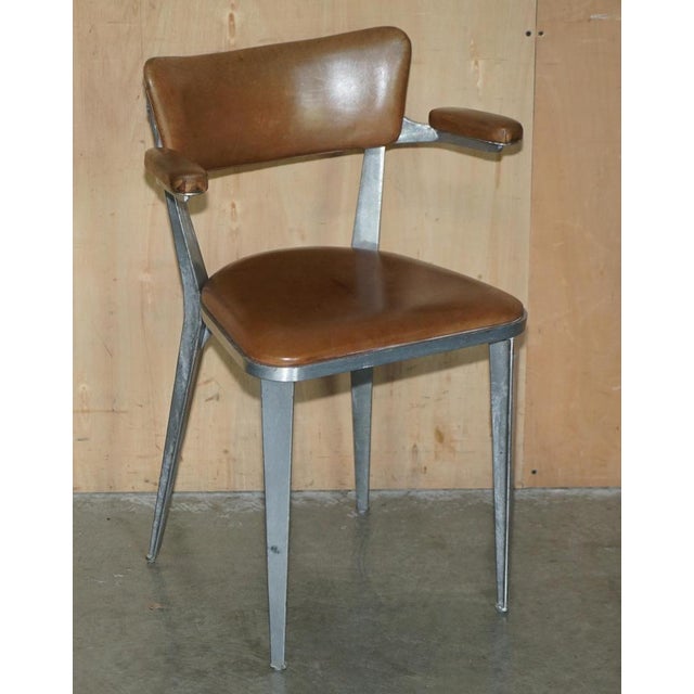 BA3 Chairs in Brown Leather by Ernest Race, 1950s, Set of 2 For Sale - Image 17 of 18
