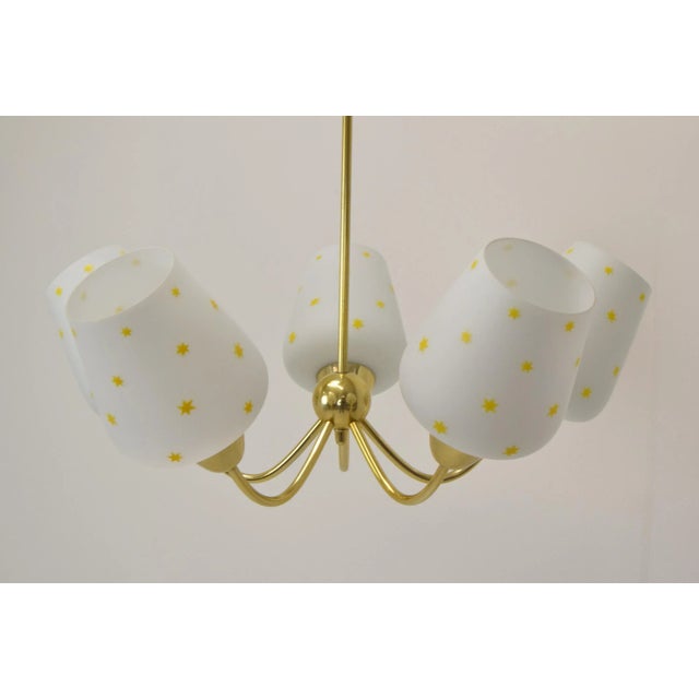 Mid-Century Chandelier, 1960s For Sale - Image 4 of 13
