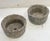 Stone English Basket-Weave Style Garden Stone Round Planter Pots - Two Available For Sale - Image 7 of 10