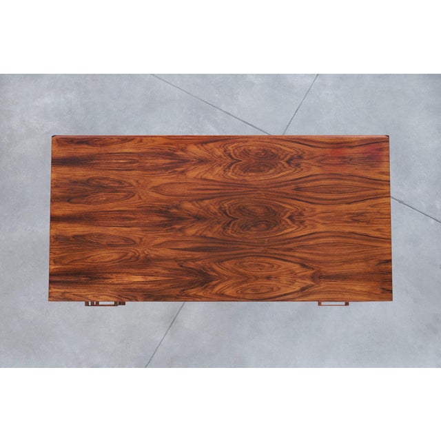 Danish Modern Rosewood Desk by Henning Jensen and Torbin Valeur For Sale - Image 12 of 15
