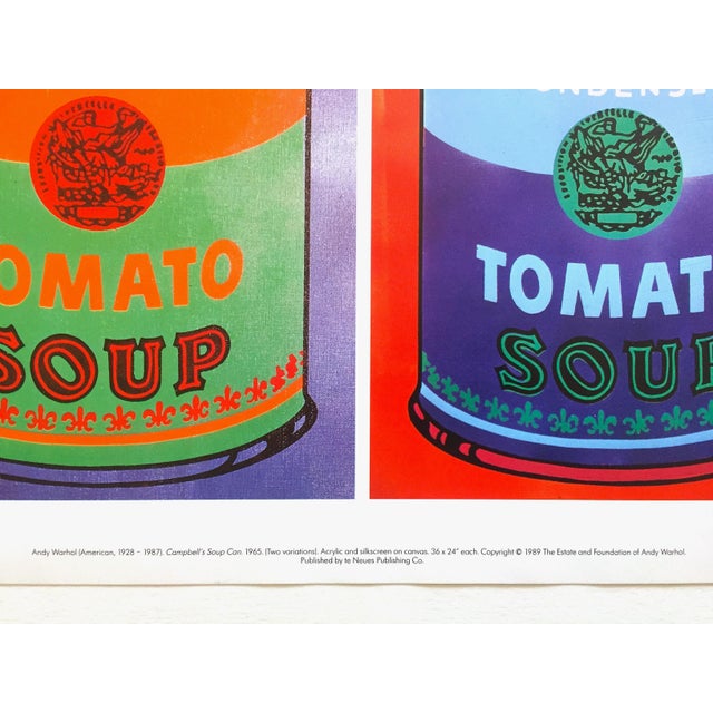 Andy Warhol Estate Vintage 1989 Pop Art Offset Lithograph Print " Campbell's Soup Can " 1965 For Sale In Kansas City - Image 6 of 11