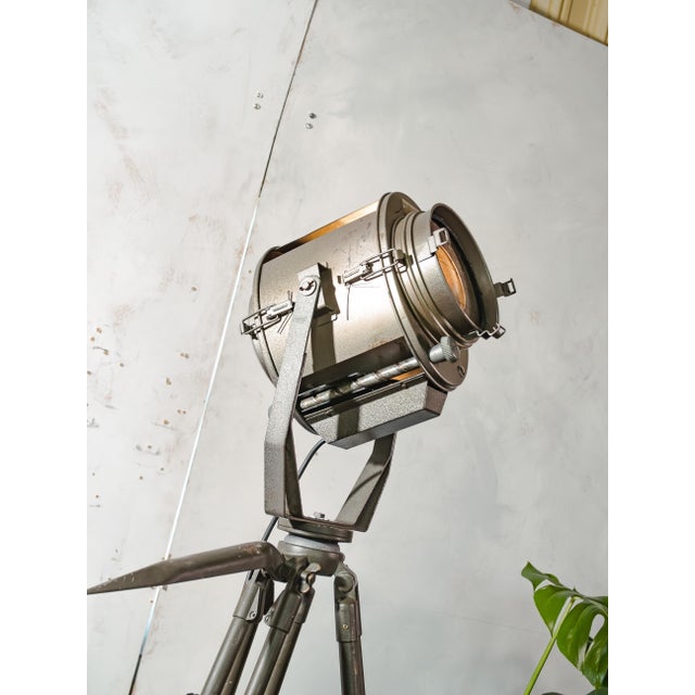 Industrial Industrial Theater Spotlight Floor Lamp from ADB, Belgium, 1960s For Sale - Image 3 of 15