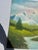 Up for consideration is a beautiful vintage mountains and creek landscape painting on canvas signed by the artist. This...