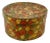 Antique Wallpaper Band Box: Mid 19th Century Lidded Container For Sale