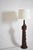 Black forest ceramic floor lamp, XIXth c. Height: 134 cm - 52.76 in Diameter: 32 cm - 12.6 in Height with lampshade: 179...