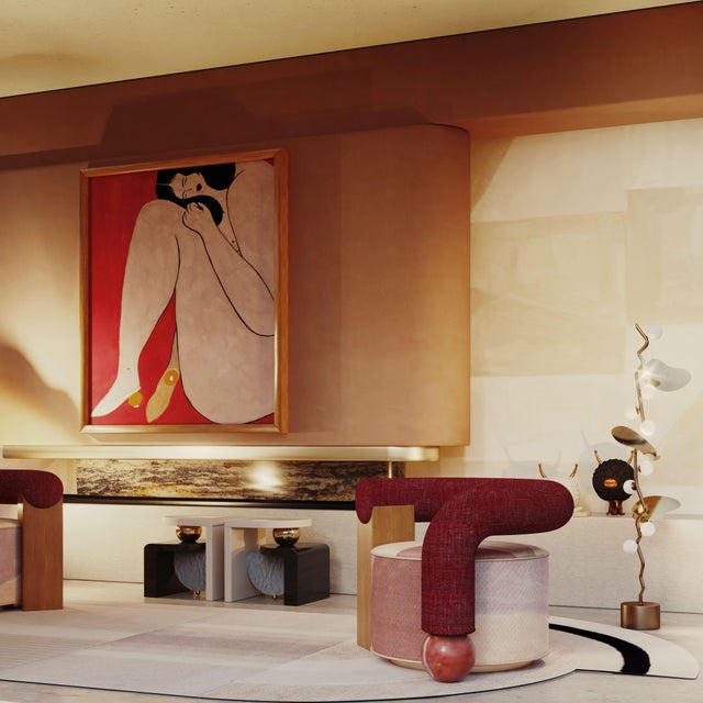 Wood Galatea Armchair by Malabar For Sale - Image 7 of 18