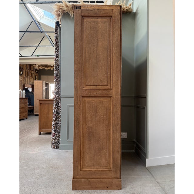 Parisian Oak Wardrobe, 1950s For Sale - Image 4 of 14